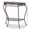 Baxton Studio Laraine ModernBlack Metal Outdoor Console Table 193-12111-ZORO - alternate 9